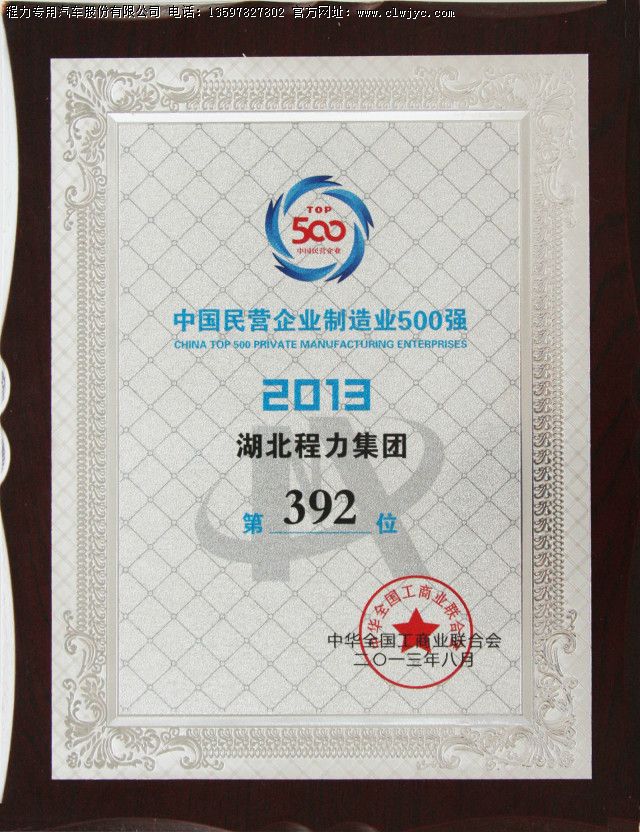 民營企業(yè)500強(qiáng)